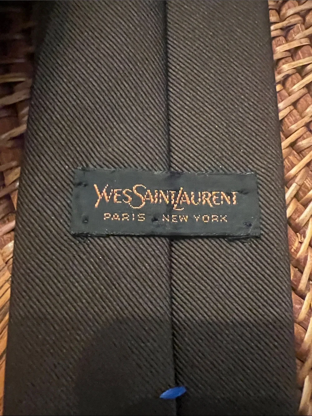 Vintage Yves Saint Laurent Solid Necktie EEEUC